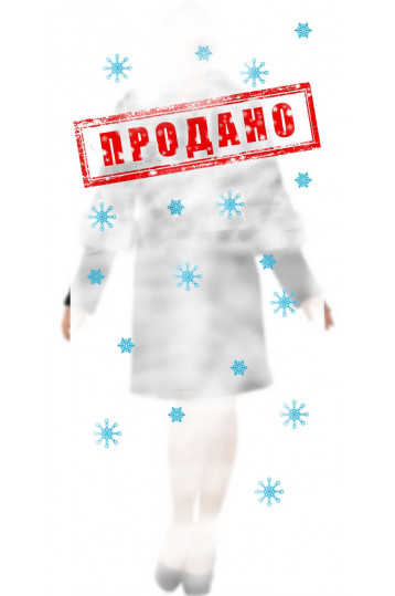 Черная мутоновая шуба с воротником и манжетами из шиншиллы